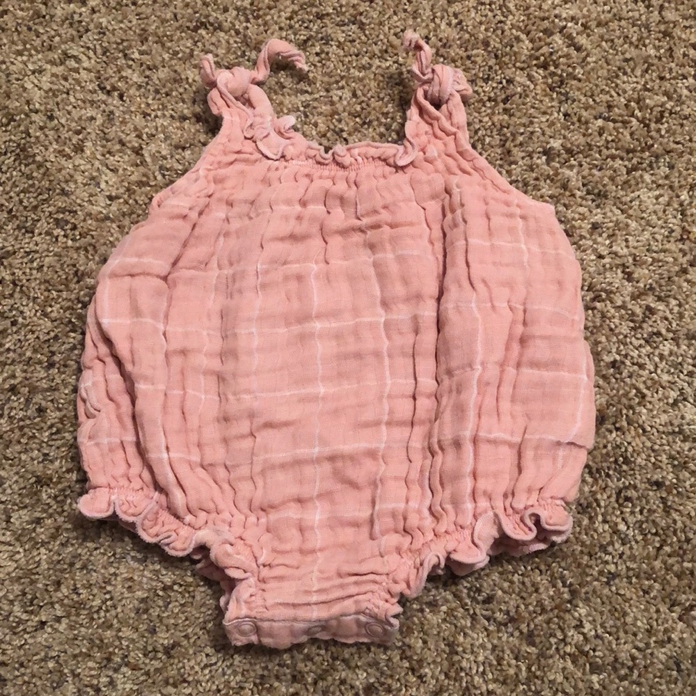 Angel Dear pink plaid bubble. Great for spring and summer